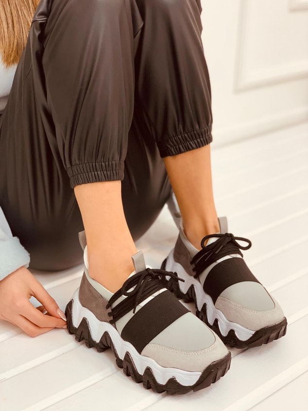 Gri Siyah (Elixir) Kadın Sneakers