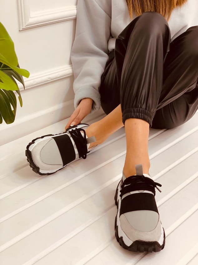 Gri Siyah (Elixir) Kadın Sneakers