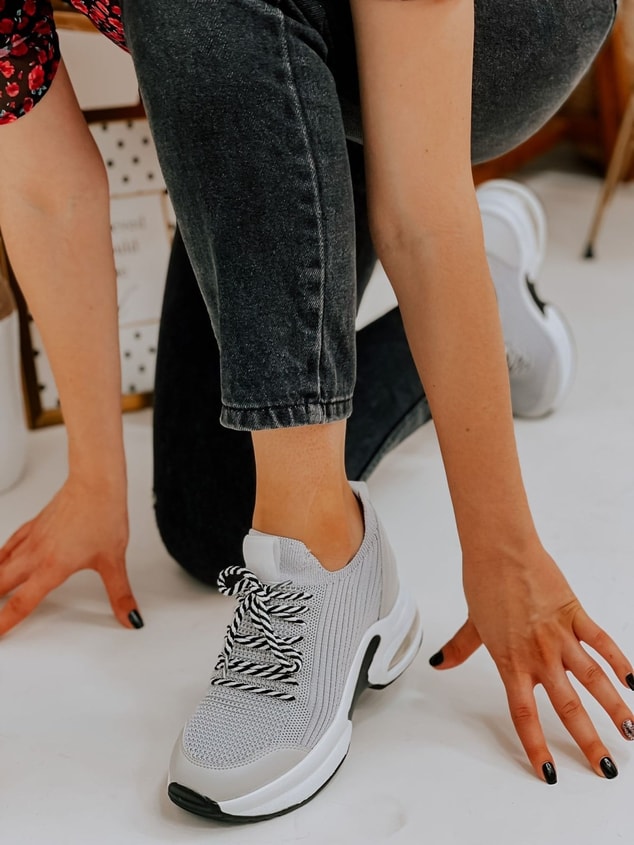 Gri Triko (Jack) Kadın Sneakers