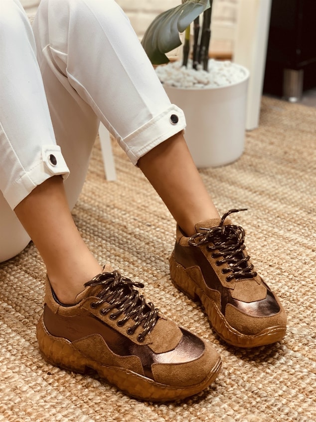Kahve (Kent)  Kadın Spor Ayakkabı Sneakers