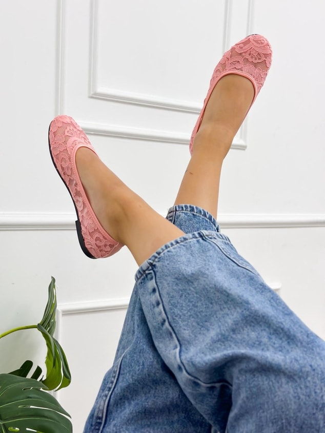 Pembe Dantel (İndia) Kadın Babet