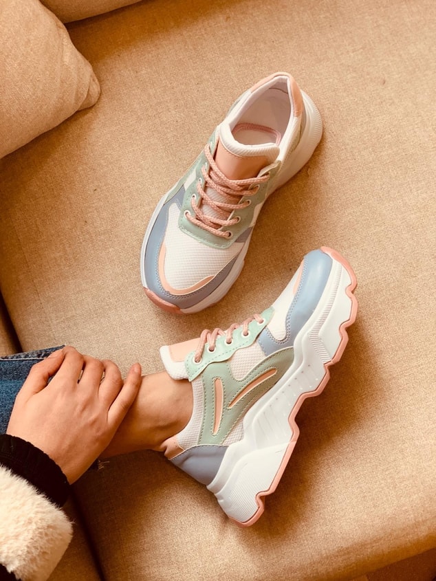 Pembe Mavi (Dragon) Kadın Sneakers
