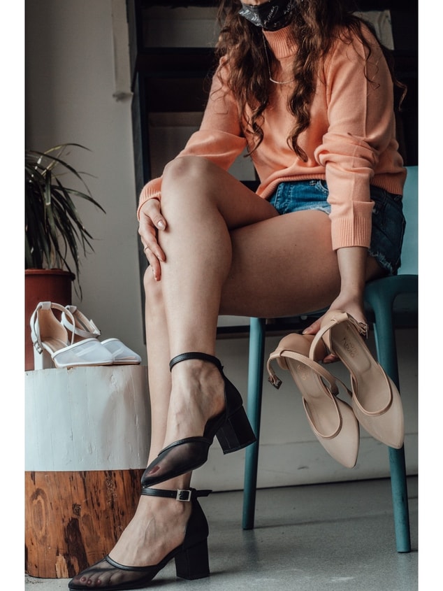 Siyah (Art) Kadın Stiletto