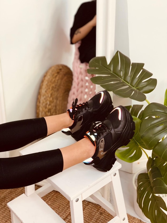 Siyah (Fashion) Kadın Spor Ayakkabı Sneakers