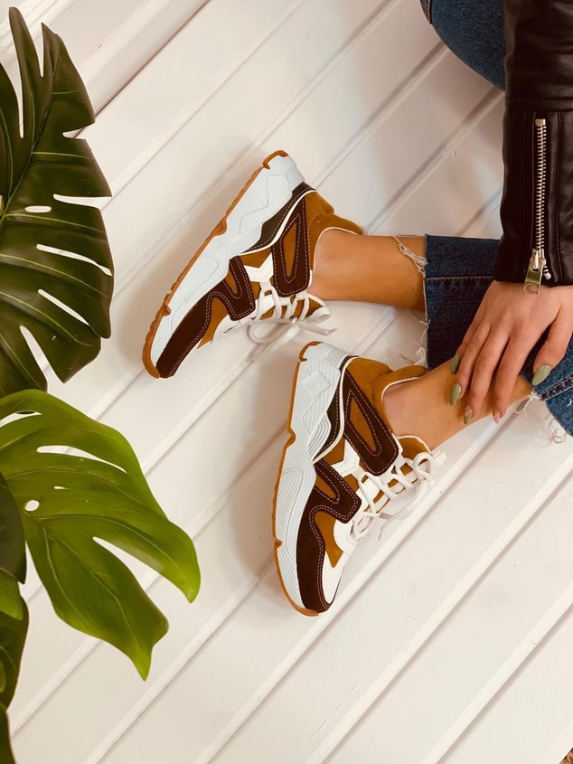 Taba Hardal (Travis) Kadın Sneakers