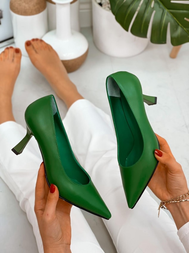Yeşil Cilt (Freda) Kadın Stiletto