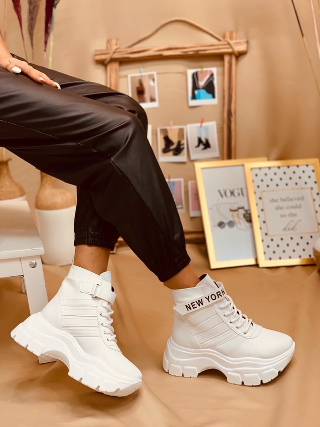 Bembeyaz (Teddy PLUS) Kadın Spor Ayakkabı Sneakers
