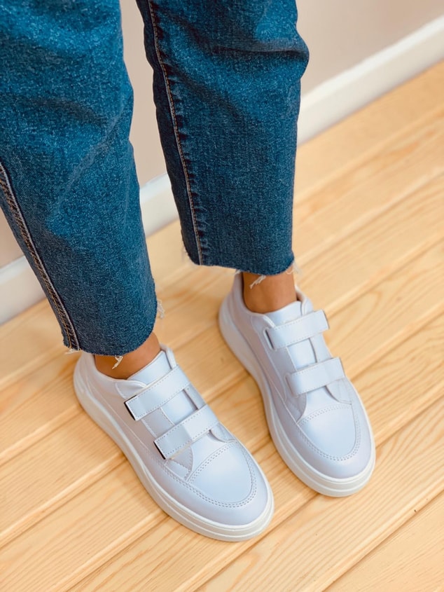 Beyaz Deri (April) Kadın Sneakers