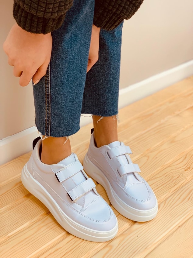 Beyaz Deri (April) Kadın Sneakers
