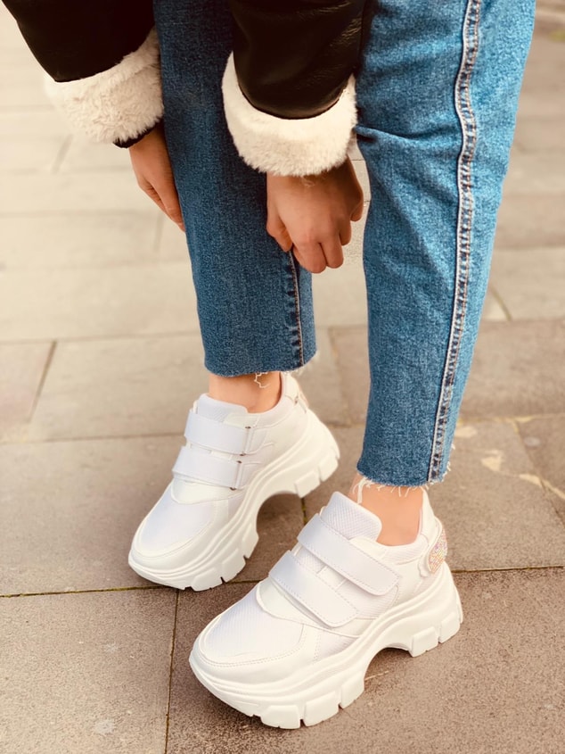 Beyaz (Mosh) Kadın Sneakers