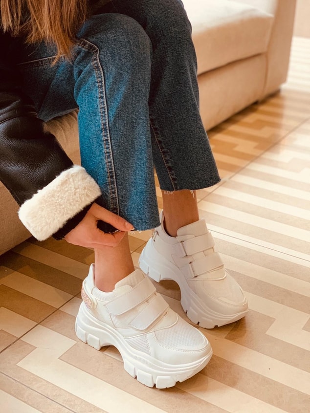 Beyaz (Mosh) Kadın Sneakers