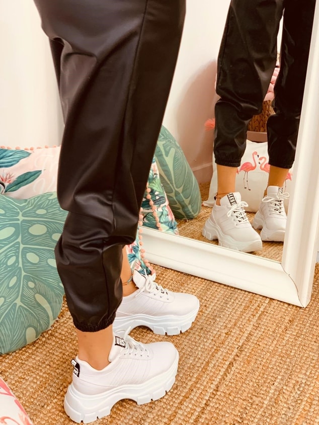 Beyaz (Teddy) Kadın Spor Ayakkabı Sneakers