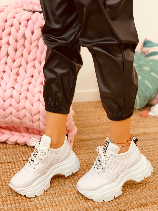 Beyaz (Teddy) Kadın Spor Ayakkabı Sneakers