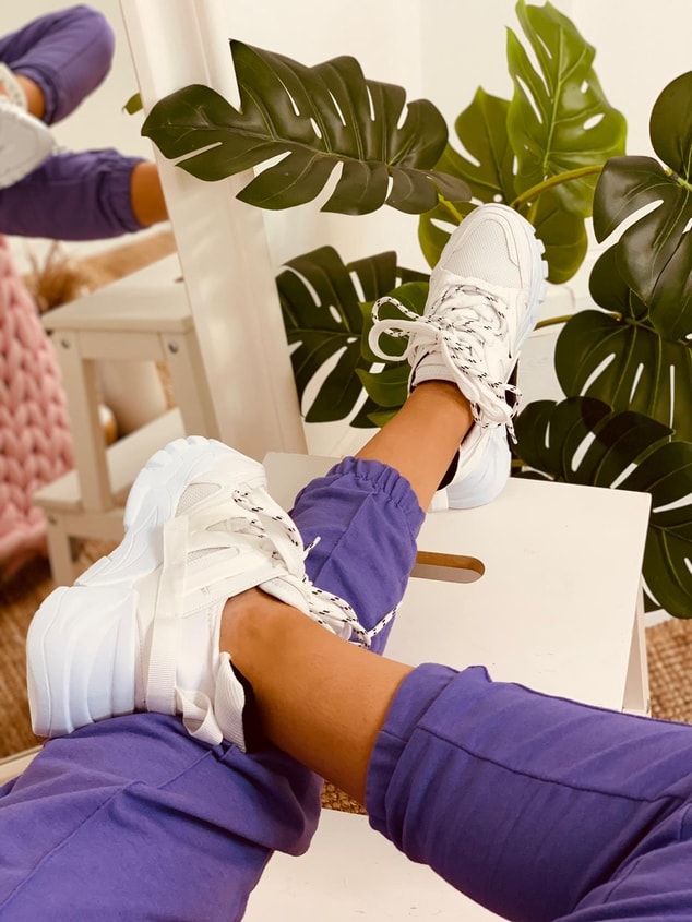 Beyaz (Tello) Kadın Spor Ayakkabı Sneakers