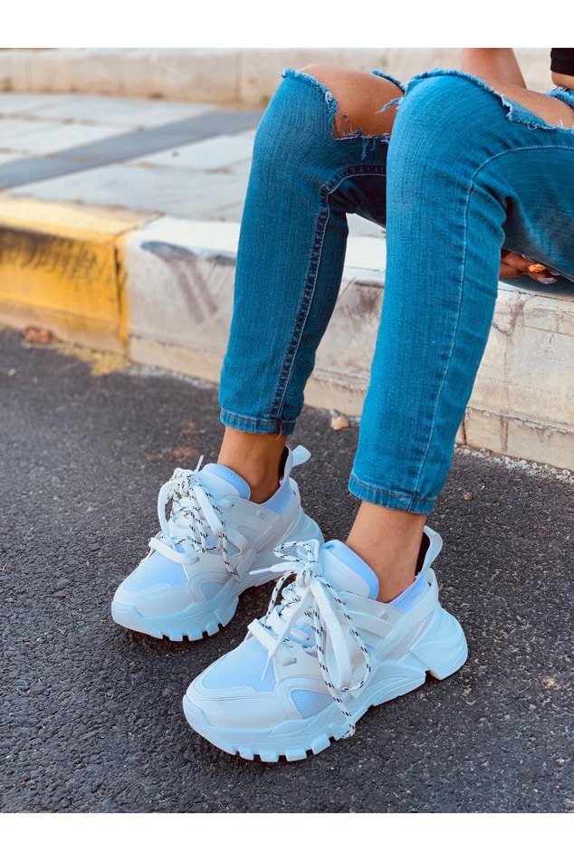Beyaz (Tello) Kadın Spor Ayakkabı Sneakers