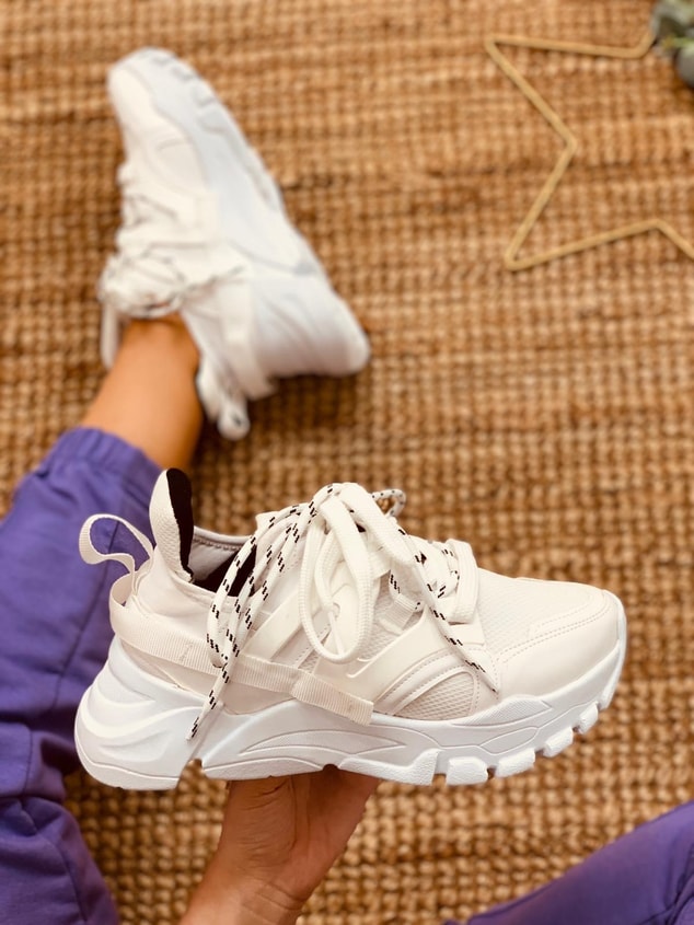 Beyaz (Tello) Kadın Spor Ayakkabı Sneakers