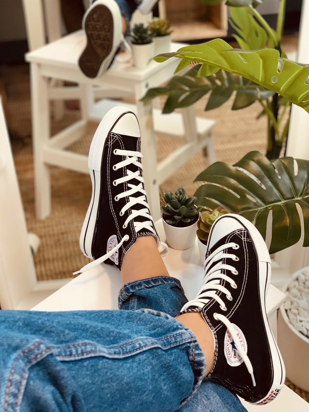 BOT SİYAH (Converse) Kadın Spor Ayakkabı Sneakers