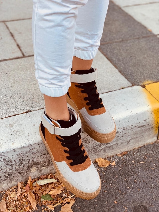 Füme - Taba (Denver Plus) Kadın Spor Ayakkabı Sneakers
