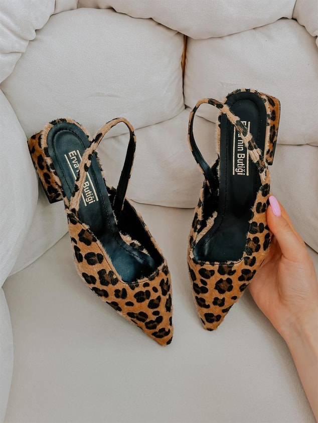 Leopar (Terry) Kadın Babet