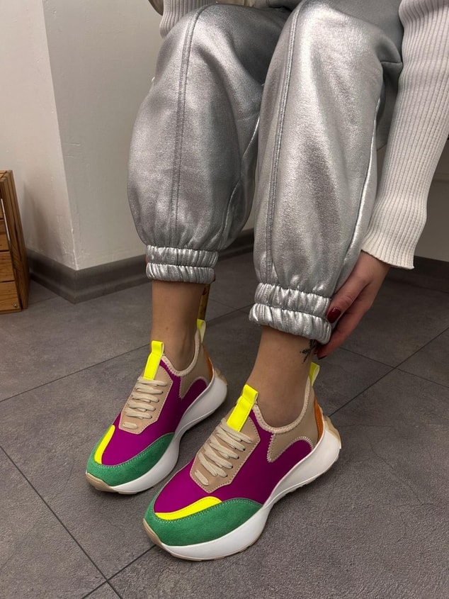 Oranj Mor (Mines) Kadın Sneakers