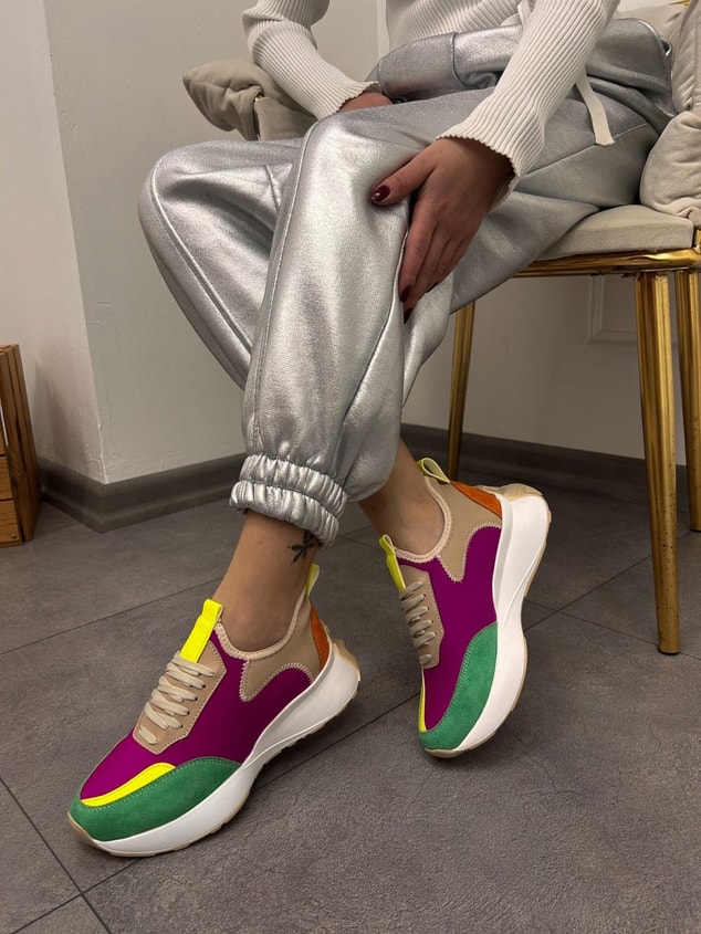 Oranj Mor (Mines) Kadın Sneakers