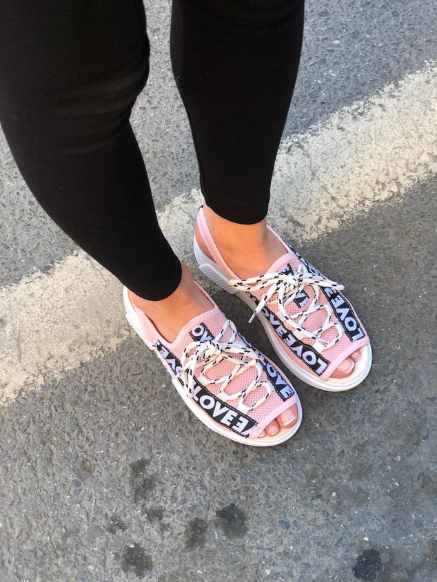 Pembe (Love) Kadın Spor Ayakkabı Sneakers