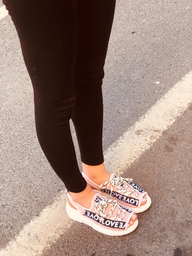 Pembe (Love) Kadın Spor Ayakkabı Sneakers