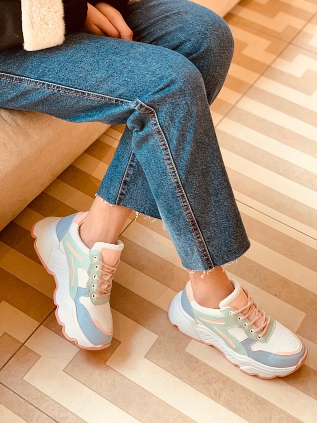 Pembe Mavi (Dragon) Kadın Sneakers