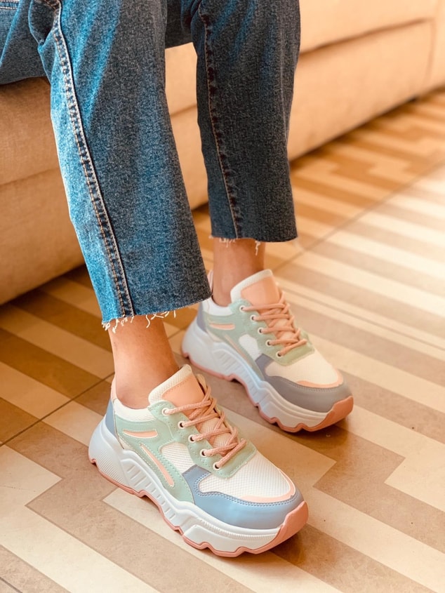 Pembe Mavi (Dragon) Kadın Sneakers