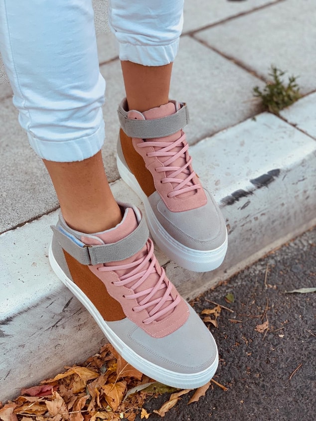 Pudra - Füme (Denver Plus) Kadın Spor Ayakkabı Sneakers