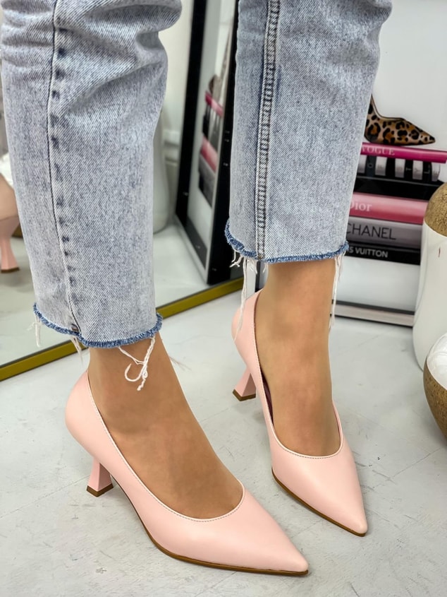 Şeker Pembe Cilt (Freda) Kadın Stiletto