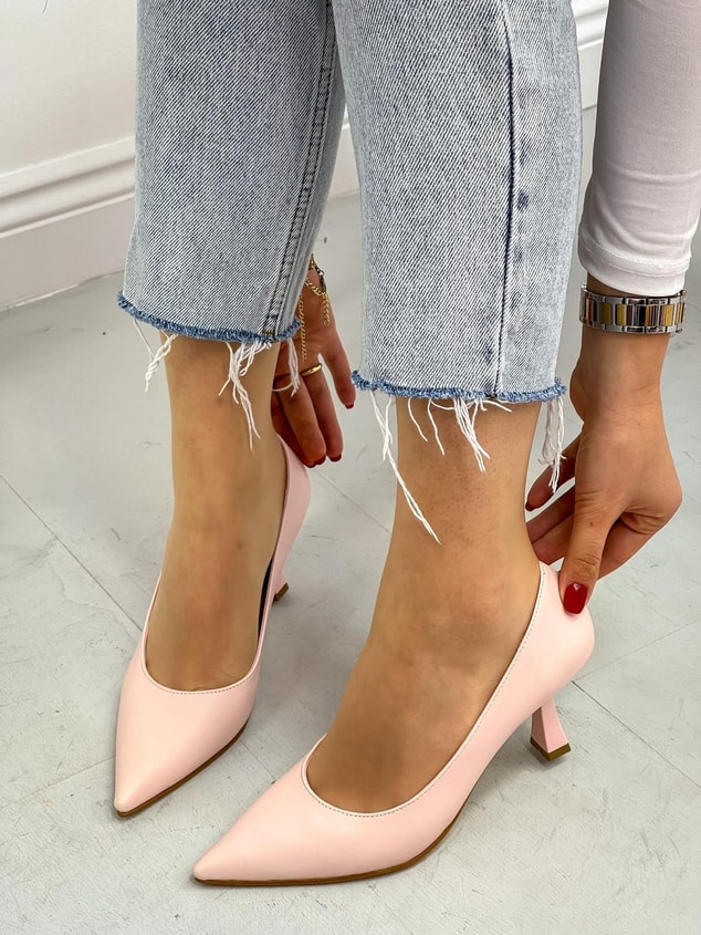 Şeker Pembe Cilt (Freda) Kadın Stiletto
