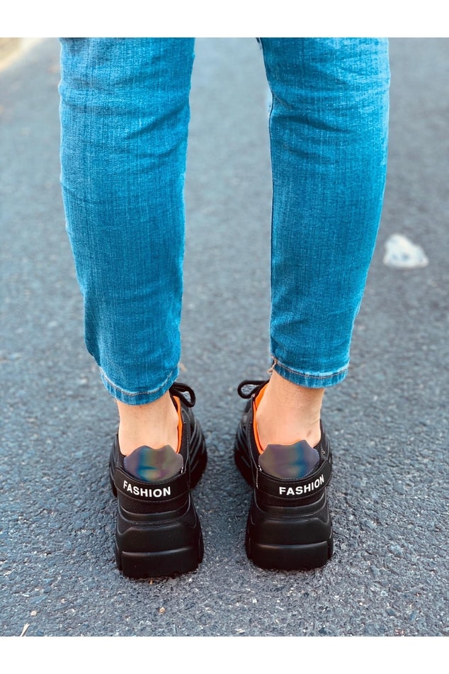 Siyah (Fashion) Kadın Spor Ayakkabı Sneakers