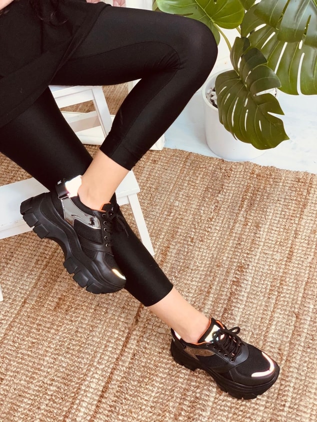 Siyah (Fashion) Kadın Spor Ayakkabı Sneakers
