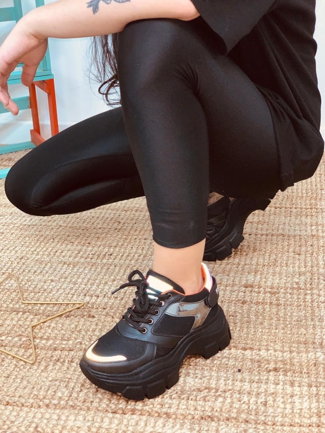 Siyah (Fashion) Kadın Spor Ayakkabı Sneakers
