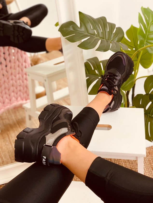 Siyah (Fashion) Kadın Spor Ayakkabı Sneakers