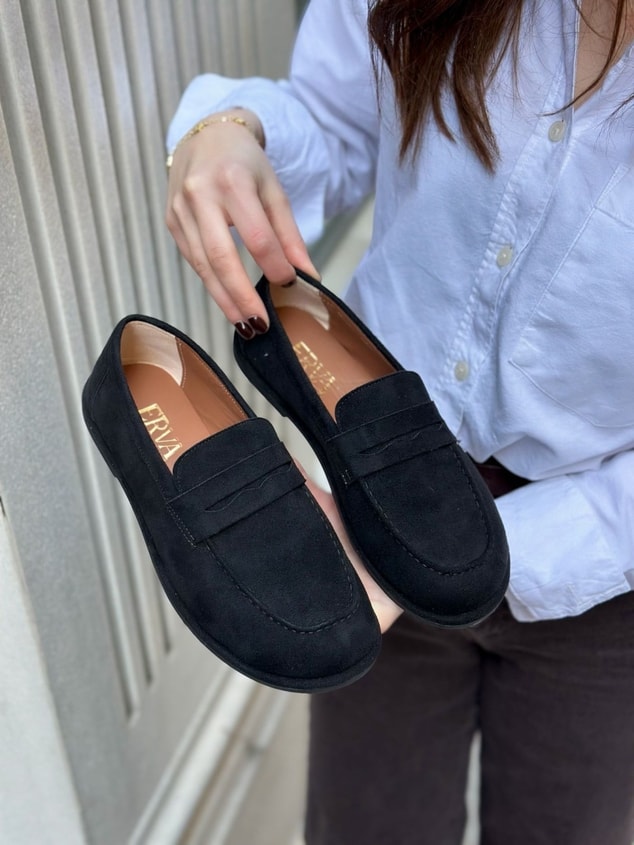 Siyah Süet (Daria) Kadın Casual Günlük Ayakkabı