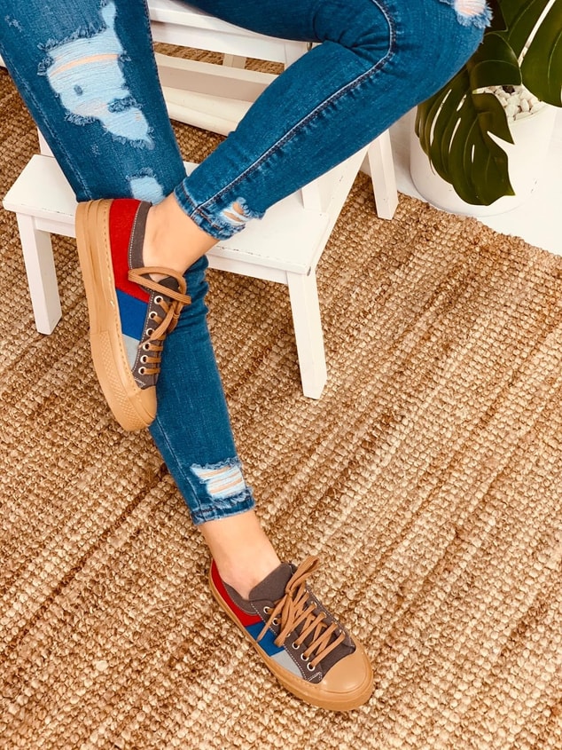 Taba - Beyaz Renkli (Daniel) Kadın Yüksek Tabanlı Sneakers