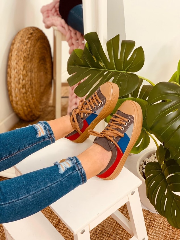 Taba - Beyaz Renkli (Daniel) Kadın Yüksek Tabanlı Sneakers