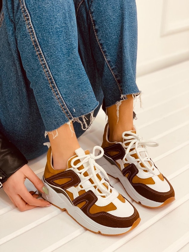 Taba Hardal (Travis) Kadın Sneakers