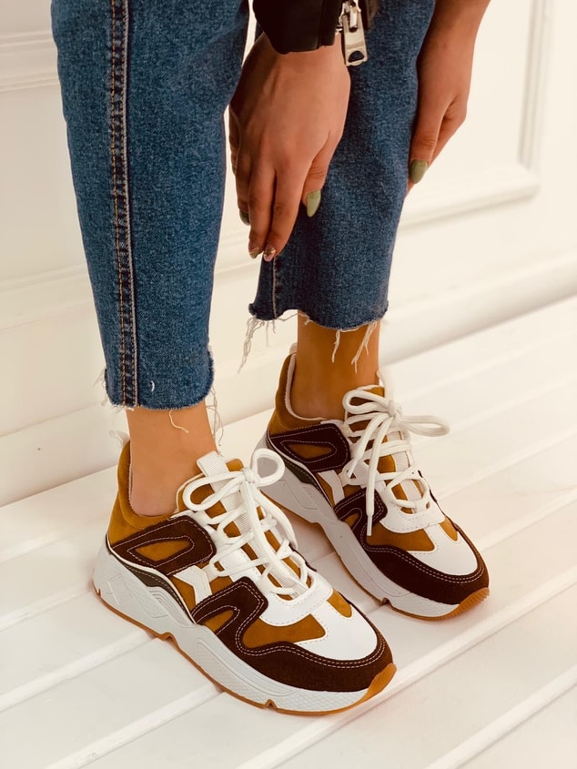 Taba Hardal (Travis) Kadın Sneakers