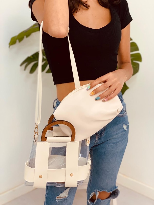 Ten Şeffaf (Lilly) Cüzdanlı Çanta