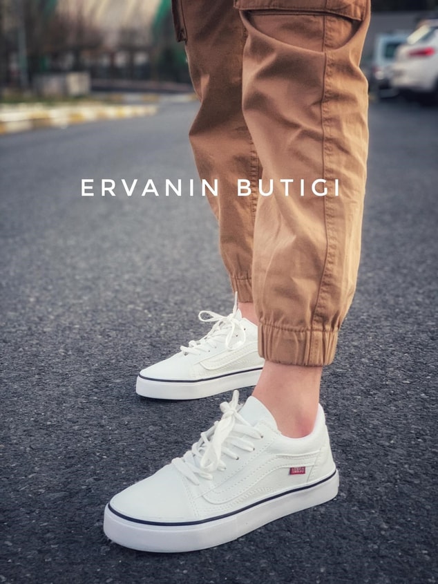 Vans -Beyaz Kadın Spor Ayakkabı Sneakers