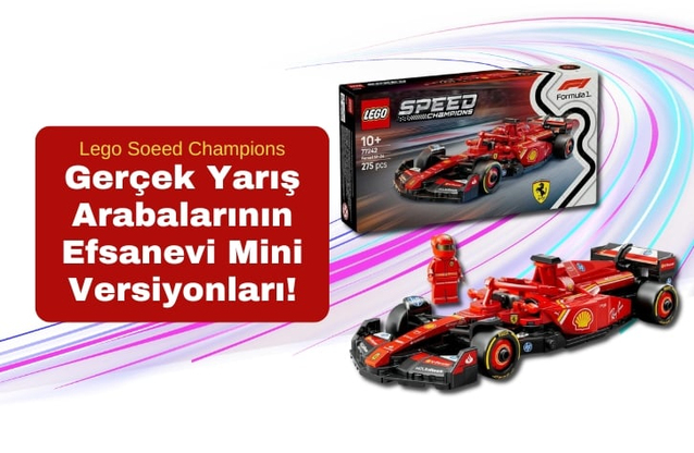LEGO® Speed Champions: Gerçek Yarış Arabalarının Efsanevi Mini Versiyonları!