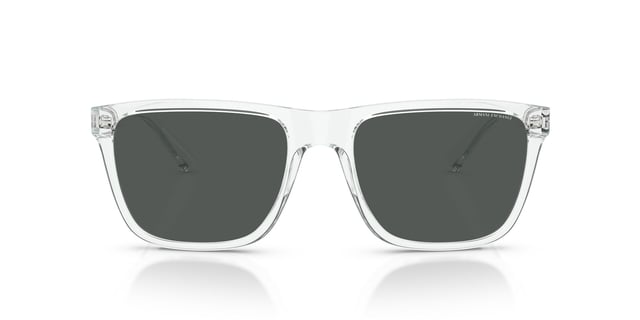 Armani Exchange 4080S şeffaf çerçeve erkek güneş gözlüğü