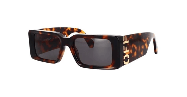 Off-White OERI097 6007 54 tortoise çerçeve güneş gözlüğü