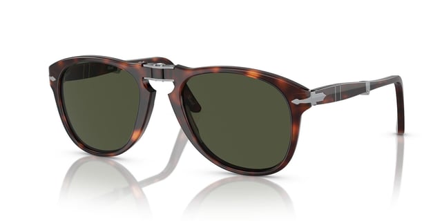 Katlanabilir çerçeve özelliğine sahip Persol 0714 24/31 erkek güneş gözlüğü