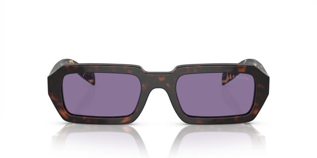 Prada 0PR A12 17N-50B mor cam güneş gözlüğü