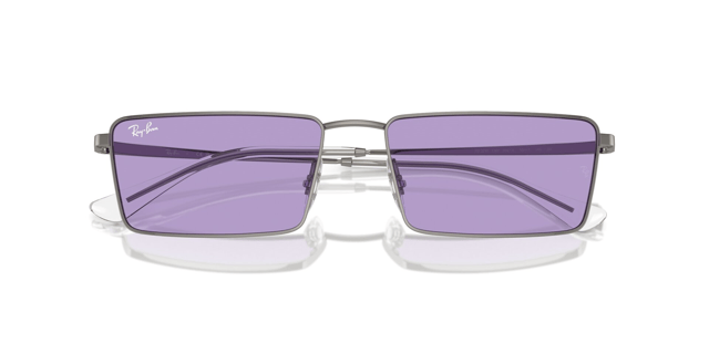 Ray-Ban unisex stil mor camlı güneş gözlüğü