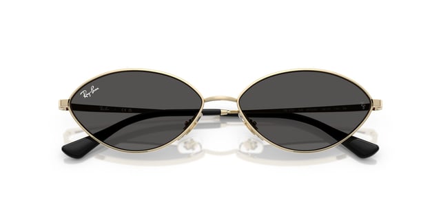 Ray-Ban unisex gold metal gri cam gözlük modeli